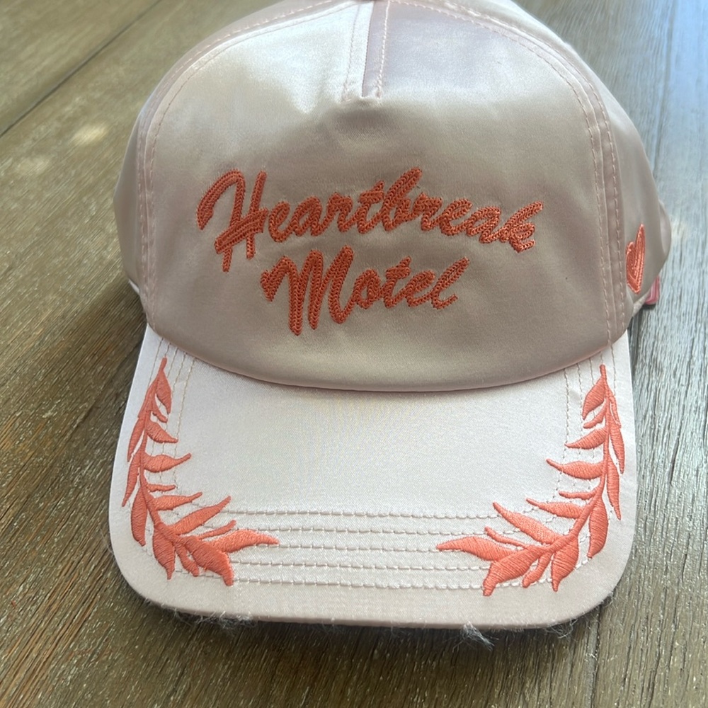NEW NWT Urban Outfitters American Needle pink and orange Heartbreak Motel hat